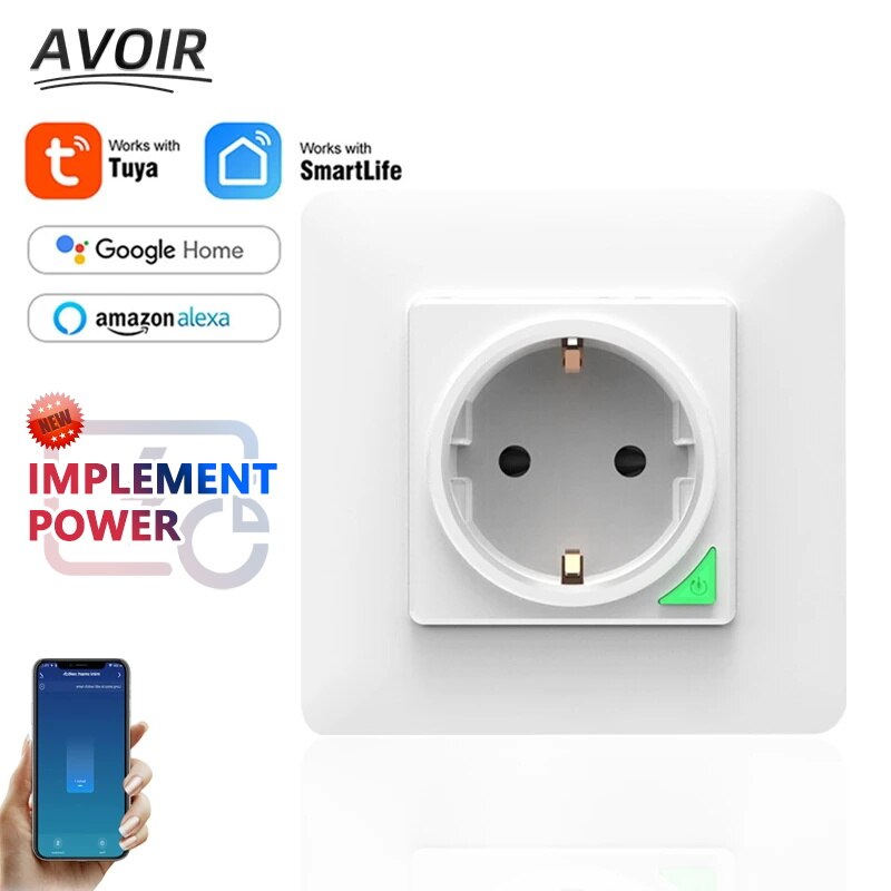 Avoir Ʈ , Tuya Zigbee  ,  , EU ǥ  ܼƮ, öƽ г, ˷  Ȩ ۵, 16A